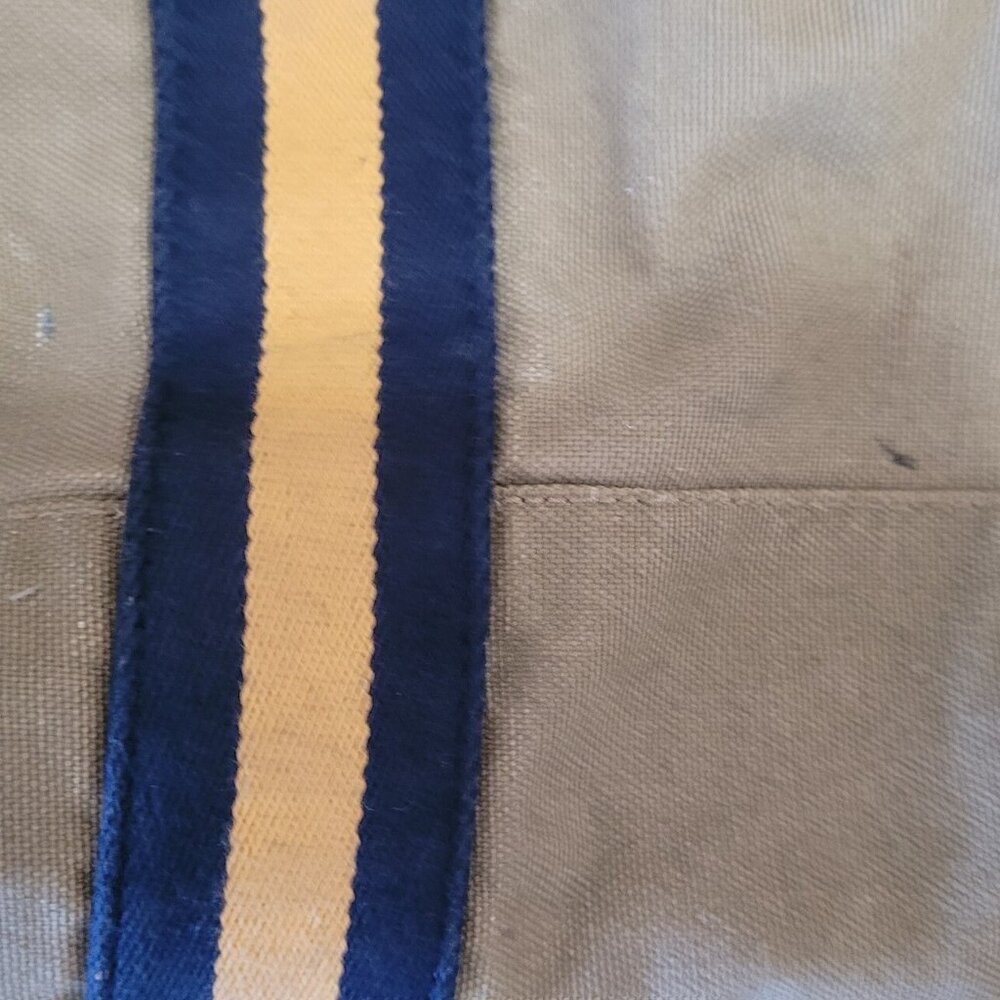 Rugby Ralph Lauren Preppy Large Canvas Duffle Weekender Bag. - Picture 5 of 12